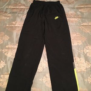 Nike Dri Fit Sweatpants Black/Neon Yellow